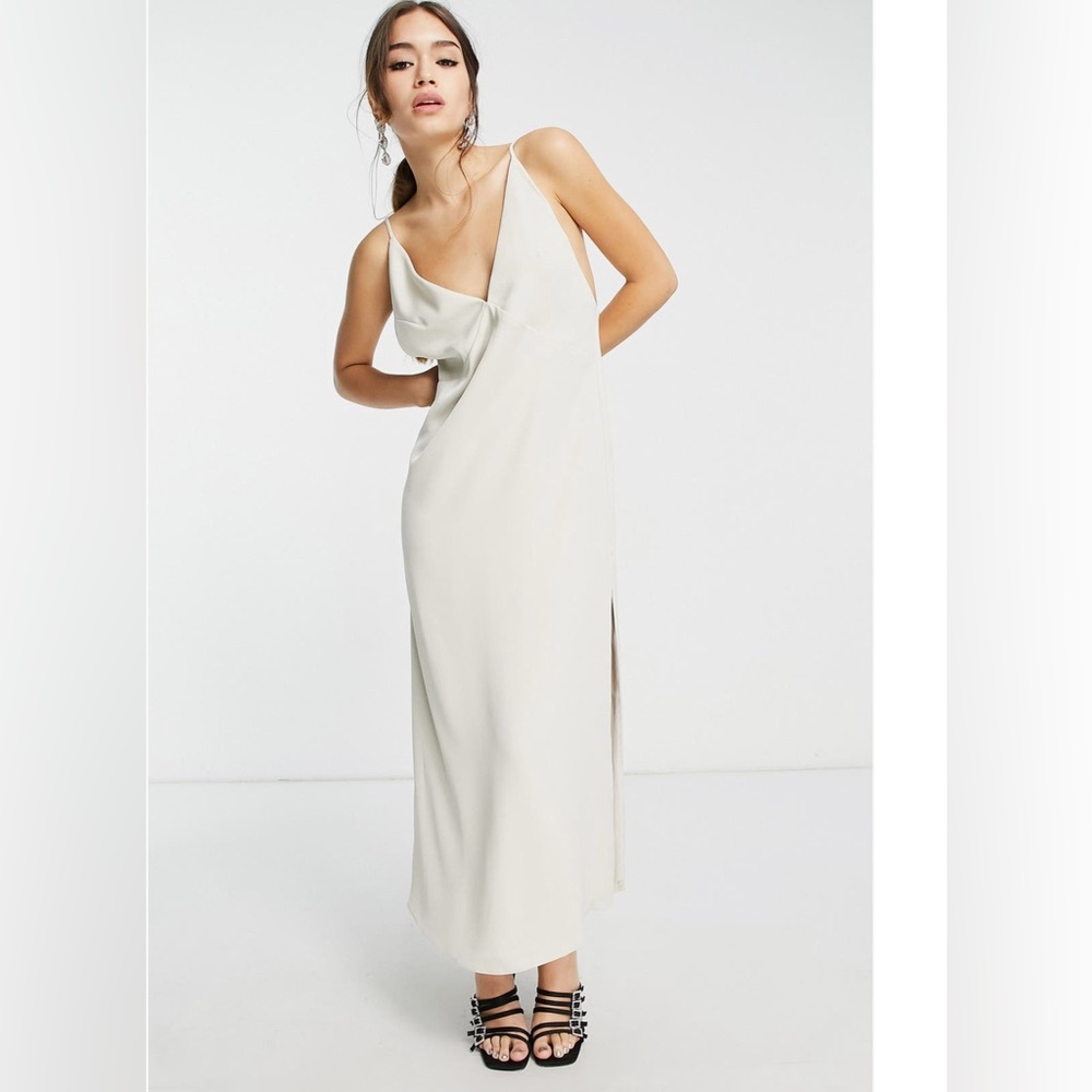 ASOS Sleeveless Slip Dress with Slit